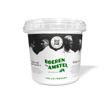 yoghurt  nieuwe verpakking boeren van amstel
