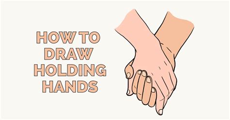 draw holding hands  easy drawing guides medium