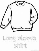 Clothes Coloring sketch template
