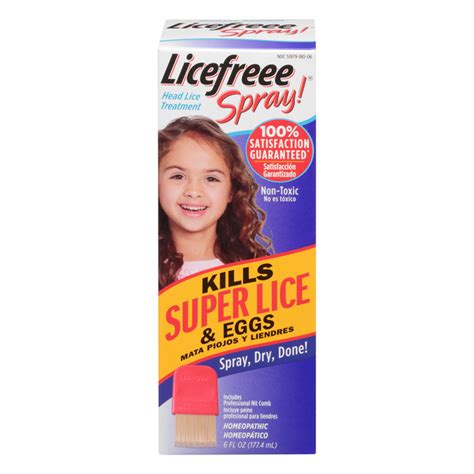 save  licefreee spray instant head lice treatment  toxic order  delivery giant