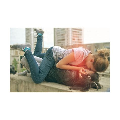 Cute Lesbians Tumblr Liked On Polyvore Featuring Couples Lesbian And