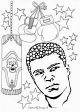 Ali Coloring People Famous Colouring Pages Choose Board sketch template