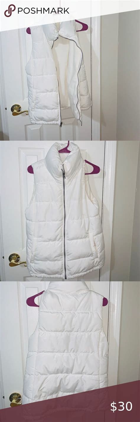 medium womens sleeveless white puffer jacket jackets sleeveless puffer jackets