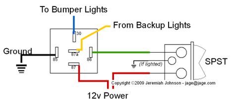 wiring diagram  auxiliary reverse lights