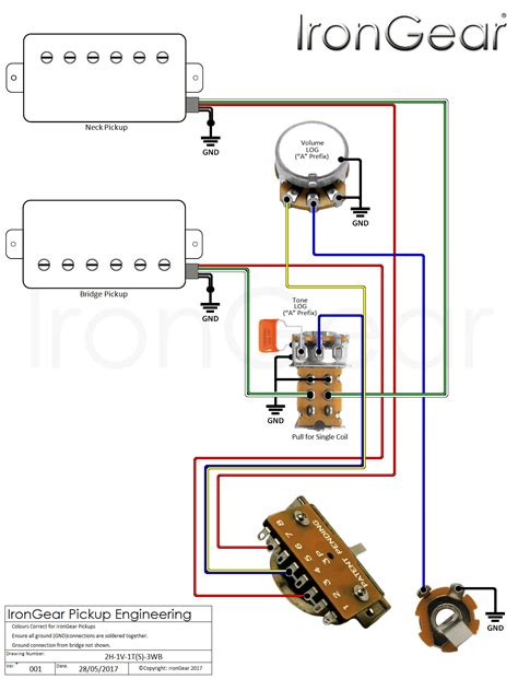 vol  tone   hss active wiring diagram wiring diagram pictures