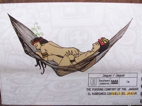 el mayasutra poses sexuales mayas en una hamaca imágenes