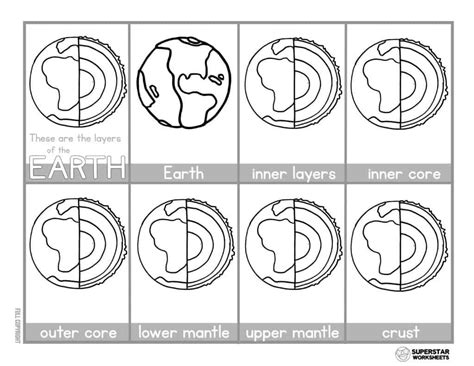 layers   earth worksheets superstar worksheets