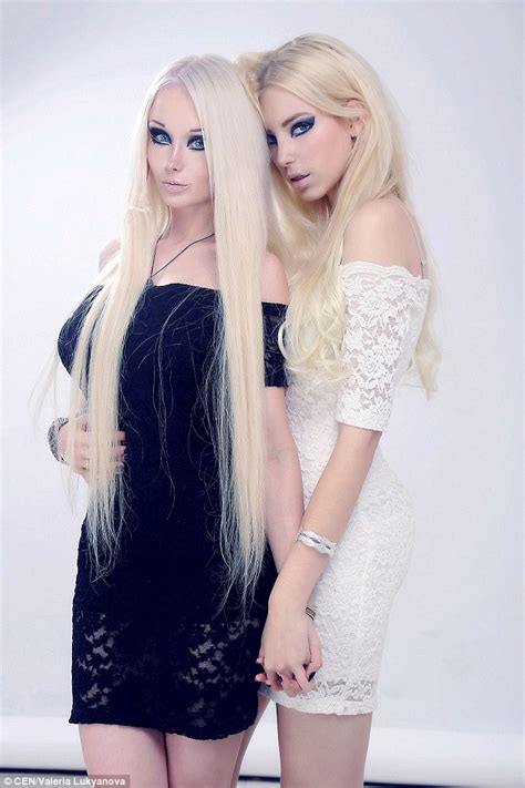 Ukrainan Barbie Doll Valeria Gets Very Close To Female Friend In New Vk