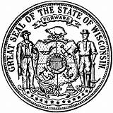 Seal State Wisconsin Etc Wi Great Clipart Usf Edu Seals Motto Forward Clip Flags Large Arms Coat Small Holding Medium sketch template