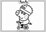 Peppa Pages Sheets Worksheets sketch template