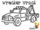 Coloring Tow Pages Truck Trucks Police Kids Library Clipart Clip Book Wrecker Popular sketch template