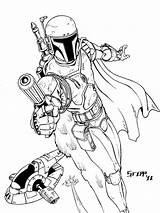 Boba Fett Coloring Pages Printable Color Boys Getcolorings Recommended Getdrawings sketch template