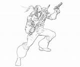 Coloring Pages Deathstroke Popular sketch template