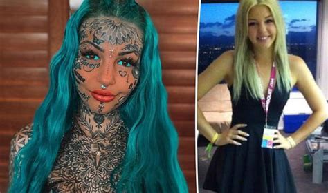 tattoo and body mod addict amber luke went blind but won t stop