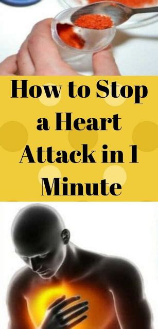 healthy beauty   stop  heart attack   minute