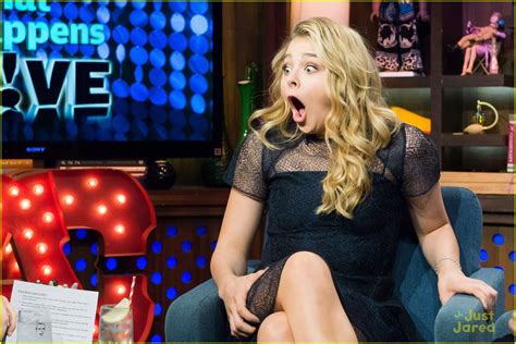 Chloe Moretz Looks Shocked At Something Andy Cohen Said While On Watch