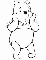 Coloring Bear Pooh Standing Winnie Pages Drawing Shocked Printable Bears Clipart Surprised Kids Poo Cliparts Library Colouring Clip Popular Getdrawings sketch template