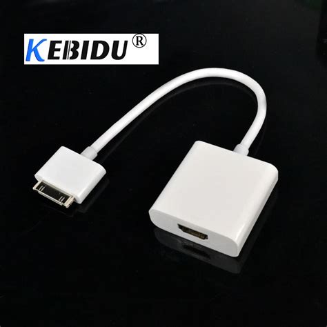 ipad  dock connector  hdmi ft  pin dock connector  hdmi tv cable adapter