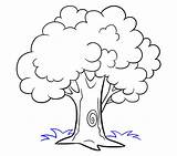Tree Cartoon Draw Drawing Easy Kids Trees Coloring Step Pages Colouring Drawings Pencil Plant Printable Easydrawingguides Grass Animal Illustration Visit sketch template