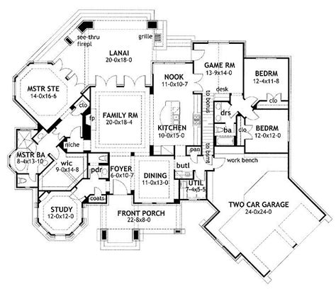 mansion house plans  bedrooms  home plans design