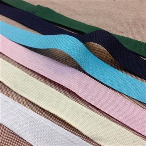 coloured cotton ribbon