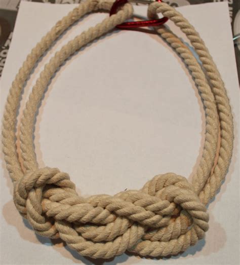 plain rope necklace  red climbing clasp rope necklace rope