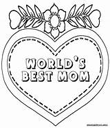 Coloring Pages Mother Mom Worlds Print sketch template