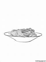 Noodles Coloring Pages Printable Food Book Sort Those Who sketch template