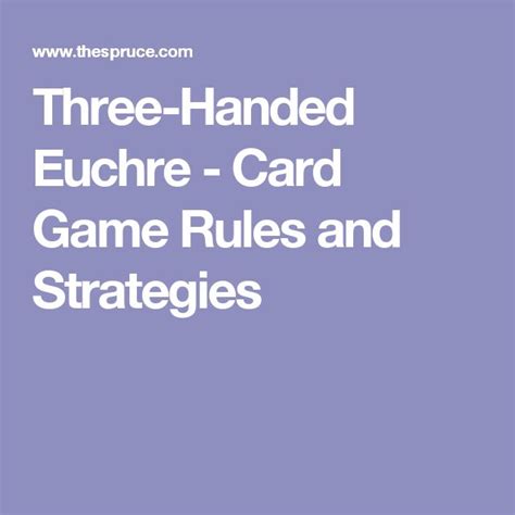 play  handed euchre card games rummy card game euchre