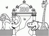 Coloring Pages Zoo Kids Popular sketch template