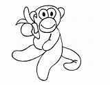 Monkey Banana Coloring Face Clipart Cliparts Colouring Pages Clip Hanging Faces Line Le Library Clipartbest Rage Misc Meme Animal Popular sketch template