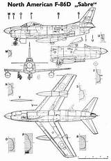 Sabre F86d Blueprints 86d Relacionada Aerofred Abrir Volador sketch template