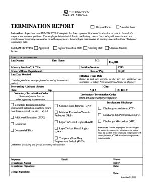 employee separation template tutoreorg master  documents
