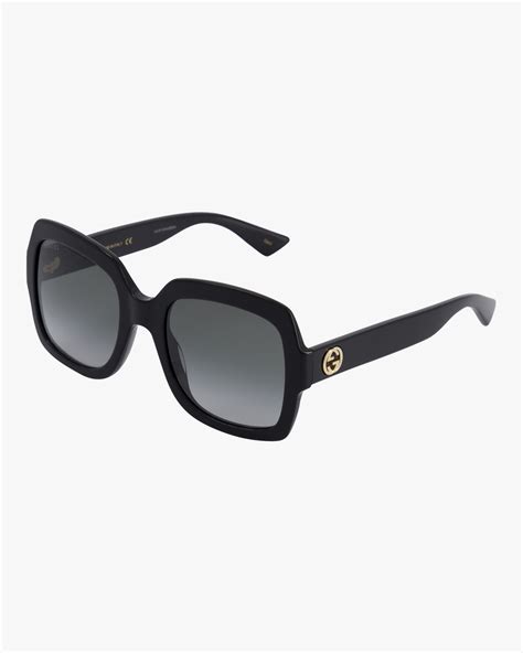 Gucci Oversized Rectangle Sunglasses Olivela