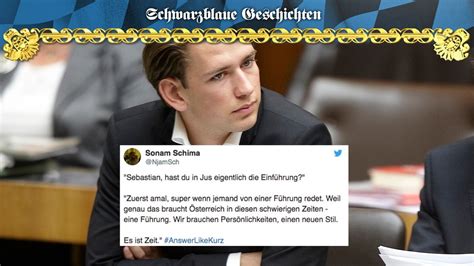 Sebastian Kurz Rhetorische Ausweichmanöver Haben Endlich Den Hashtag