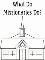 Mission Missionaries sketch template