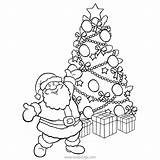 Santa Tree Christmas Claus Coloring Pages Xcolorings Printable 106k Resolution Info Type  Size Jpeg sketch template