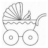 Baby Carriage sketch template