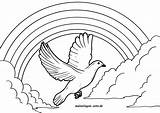 Malvorlage Regenbogen Friedenstaube Ausmalbilder Malvorlagen Taube öffnen Grafik sketch template