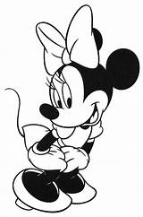 Minnie Mouse Coloring Pages Printable Print Color Mini Maus Disney Coloriage Book Minie Printables Para Cartoon Colorear Toddler Drawing Kids sketch template
