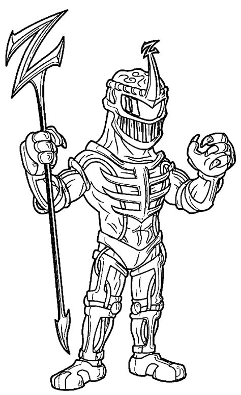 mighty morphin power rangers lord coloring page coloring home