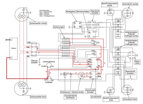 oldtimer blinkerschalter traktor schaltplan wiring diagram