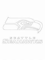 Seahawks Seattle Logo Coloring Pages Football Spongebob Dinosaur Nfl Preschool Colors Cool sketch template