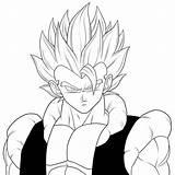 Coloring Pages Gogeta Dragon Ball Popular sketch template