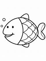 Fish Coloring Pages Kids Drawing Printable Sheets Choose Board sketch template