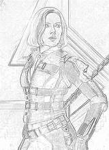 Avengers Coloring Pages Nebula Gamora Filminspector Adopted Downloadable Played Thanos Karen Daughter sketch template
