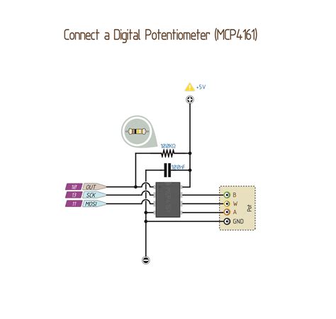 wiring  digital potentiometer  mcp corecom