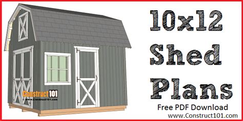 barn shed plans   construct