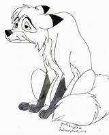 Fox Hound Coloring Pages Print Cartoons Library sketch template