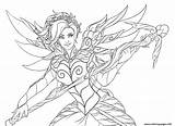 Coloring Overwatch Pages Lena Oxton Tracer Printable sketch template